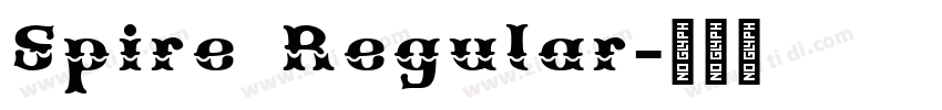Spire Regular字体转换